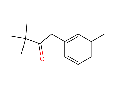 Molecular Structure of 61394-80-7 (2-Butanone, 3,3-dimethyl-1-(3-methylphenyl)-)