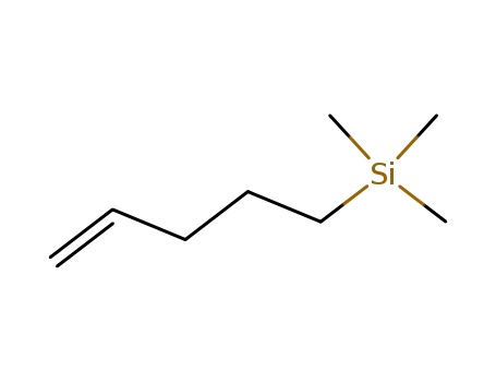 Molecular Structure of 763-21-3 (Silane, trimethyl-4-pentenyl-)