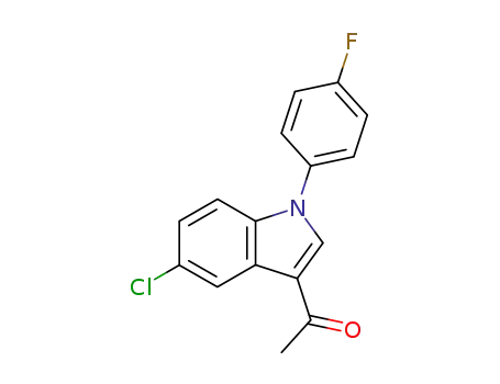 Ethanone, 1-[5-chloro-1-(4-fluorophenyl)-1H-indol-3-yl]-