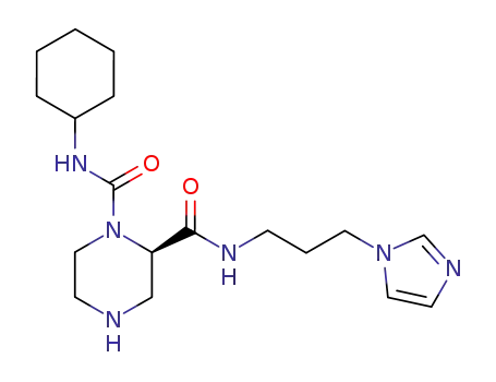 (R)-Piperazine-1,2-dicarboxylic acid 1-cyclohexylamide 2-[(3-imidazol-1-yl-propyl)-amide]