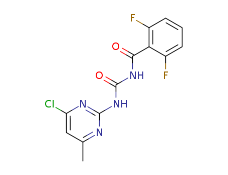 Benzamide,  N-[[(4-chloro-6-methyl-2-pyrimidinyl)amino]carbonyl]-2,6-difluoro-