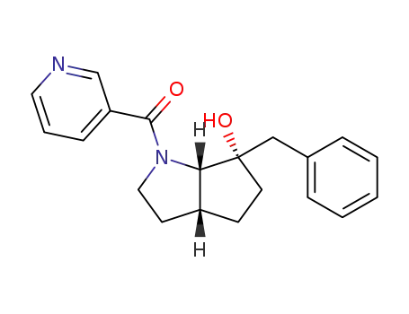 ((3aR,6S,6aS)-6-Benzyl-6-hydroxy-hexahydro-cyclopenta[b]pyrrol-1-yl)-pyridin-3-yl-methanone