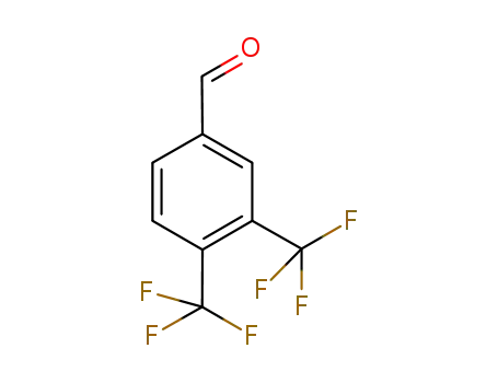 Molecular Structure of 477535-14-1 (Benzaldehyde, 3,4-bis(trifluoromethyl)-)