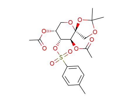 3,5-di-O-acetyl-1,2-O-isopropylidene-4-O-toluene-p-sulfonyl-β-D-fructopyranose