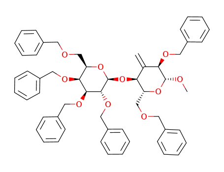 methyl 2,6,2',3',4',6'-hexa-O-benzyl-3-deoxy-3-C-methylene-β-lactoside