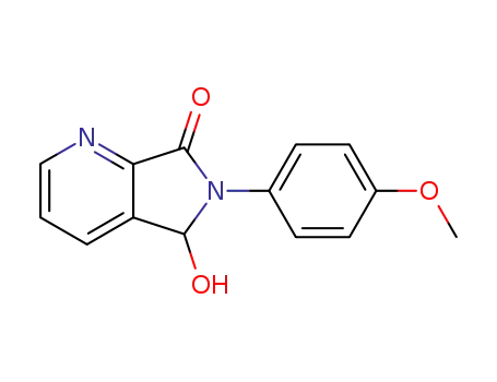 5-Hydroxy-6-(4-methoxy-phenyl)-5,6-dihydro-pyrrolo[3,4-b]pyridin-7-one