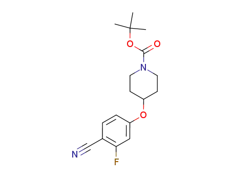 4-(4-Cyano-3-fluoro-phenoxy)-piperidine-1-carboxylic acid tert-butyl ester