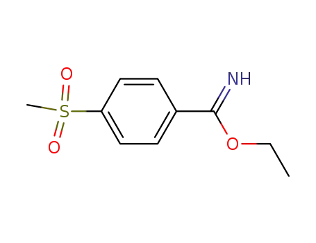 4-methanesulfonyl-benzimidic acid ethyl ester