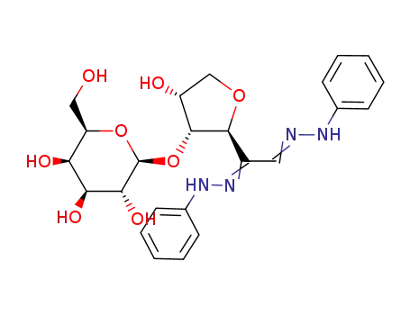 <i>O</i><sup>4</sup>-β-D-galactopyranosyl-D-<i>ribo</i>-3,6-anhydro-[2]hexosulose-bis-phenylhydrazone