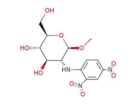 methyl-[2-(2,4-dinitro-anilino)-2-deoxy-β-D-glucopyranoside]