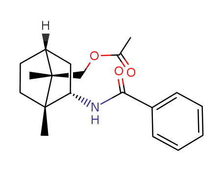 Acetic acid (1R,2S,4R,7S)-2-benzoylamino-1,7-dimethyl-bicyclo[2.2.1]hept-7-ylmethyl ester