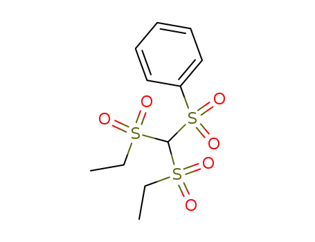 Molecular Structure of 151144-93-3 (bis-ethanesulfonyl-benzenesulfonyl-methane)