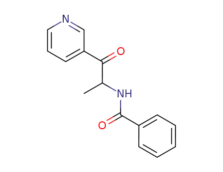 <i>N</i>-(1-methyl-2-oxo-2-[3]pyridyl-ethyl)-benzamide