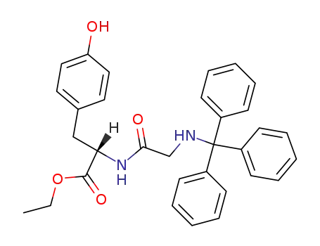 <i>N</i>-(<i>N</i>-trityl-glycyl)-L-tyrosine ethyl ester
