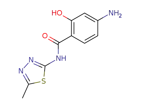 4-amino-2-hydroxy-benzoic acid-(5-methyl-[1,3,4]thiadiazol-2-ylamide)