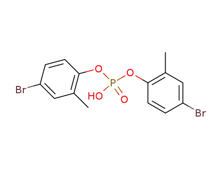 Molecular Structure of 109066-45-7 (phosphoric acid bis-(4-bromo-2-methyl-phenyl ester))