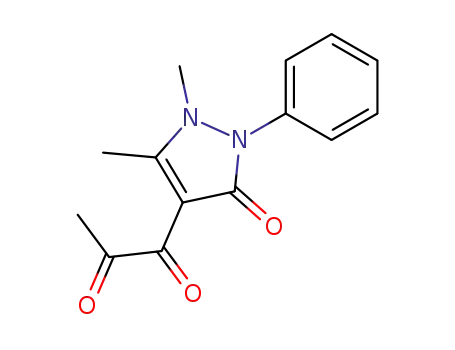 1-(1,5-dimethyl-3-oxo-2-phenyl-2,3-dihydro-1<i>H</i>-pyrazol-4-yl)-propane-1,2-dione
