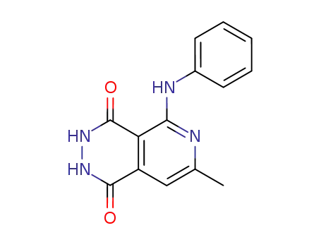 Pyrido[3,4-d]pyridazine-1,4-dione,
2,3-dihydro-7-methyl-5-(phenylamino)-