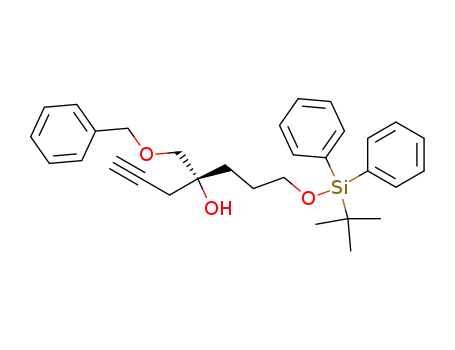 (R)-4-Benzyloxymethyl-7-(tert-butyl-diphenyl-silanyloxy)-hept-1-yn-4-ol