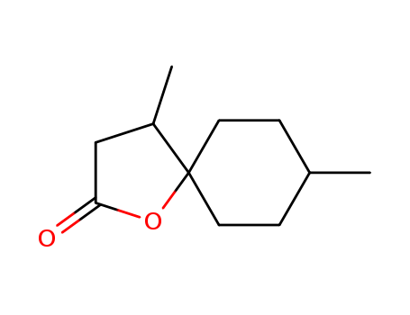 1-Oxaspiro[4.5]decan-2-one, 4,8-dimethyl-, cis-