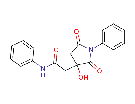 (3-hydroxy-2,5-dioxo-1-phenyl-pyrrolidin-3-yl)-acetic acid anilide