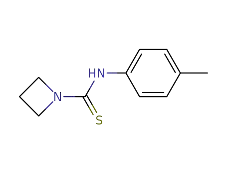 Molecular Structure of 109841-34-1 (azetidine-1-carbothioic acid 4-methyl-anilide)