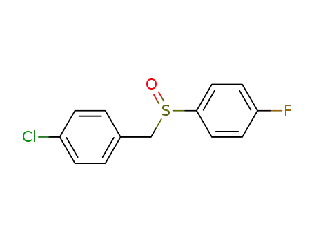 Molecular Structure of 3803-14-3 ((4-chloro-benzyl)-(4-fluoro-phenyl)-sulfoxide)