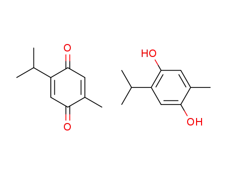 2-isopropyl-5-methyl-[1,4]benzoquinone; compound with 2-isopropyl-5-methyl-hydroquinone
