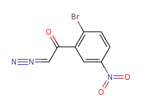 2-diazo-1-(2-bromo-5-nitrophenyl)ethan-1-one