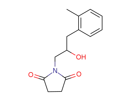 <i>N</i>-(2-hydroxy-3-<i>o</i>-tolyl-propyl)-succinimide