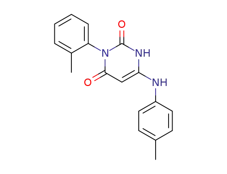 2,4(1H,3H)-Pyrimidinedione,
3-(2-methylphenyl)-6-[(4-methylphenyl)amino]-