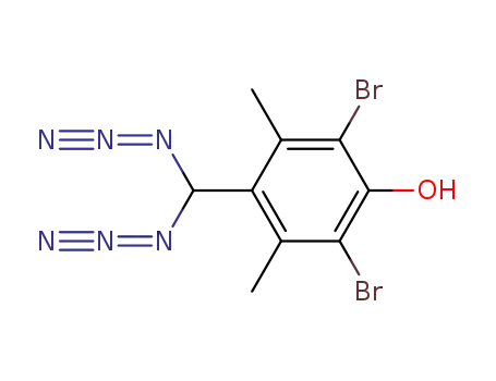 2,6-dibromo-4-diazidomethyl-3,5-dimethyl-phenol