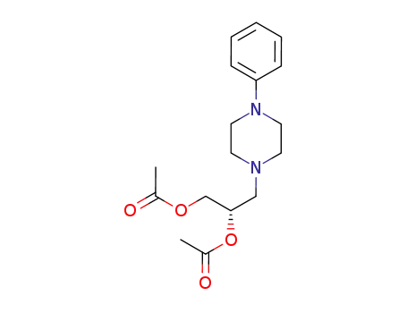 Acetic acid (S)-1-acetoxymethyl-2-(4-phenyl-piperazin-1-yl)-ethyl ester