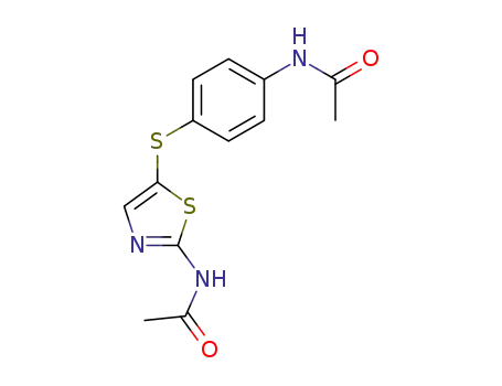 <i>N</i>-[5-(4-acetylamino-phenylsulfanyl)-thiazol-2-yl]-acetamide
