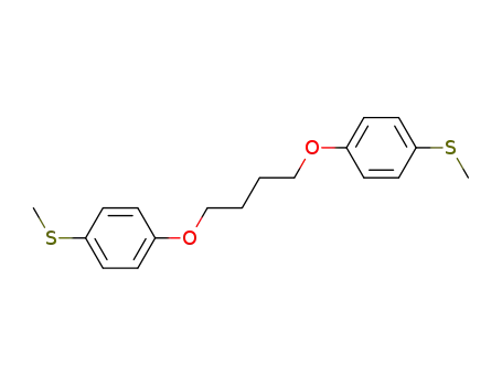 Molecular Structure of 101787-77-3 (1,4-bis-(4-methylsulfanyl-phenoxy)-butane)