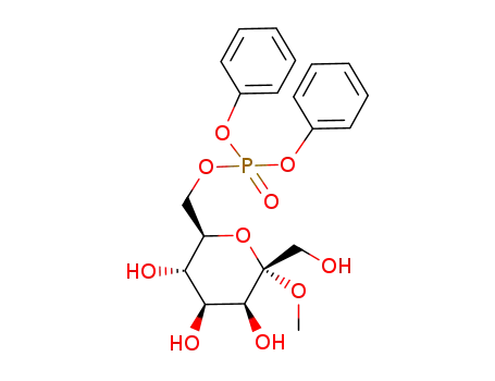 Molecular Structure of 101561-41-5 (methyl α-D-manno-heptuloside-7-diphenylphosphate)