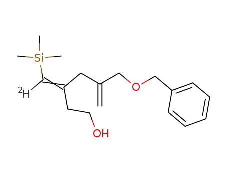 5-(benzyloxymethyl)-3-(<1-(2)H1>-(trimethylsilyl)methylene)-5-hexen-1-ol