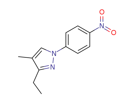 3-ethyl-4-methyl-1-(4-nitro-phenyl)-1<i>H</i>-pyrazole