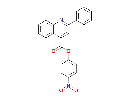 2-phenyl-quinoline-4-carboxylic acid-(4-nitro-phenyl ester)