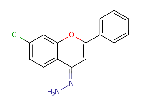 7-chloro-2-phenyl-chromen-4-one-hydrazone