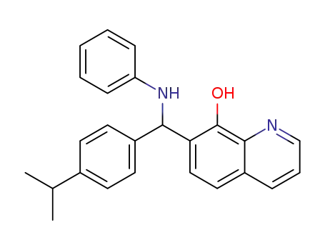 7-(α-anilino-4-isopropyl-benzyl)-quinolin-8-ol