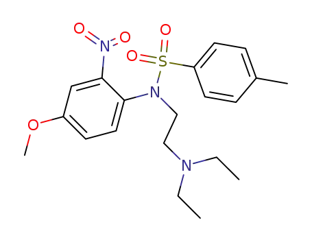 toluene-4-sulfonic acid-[<i>N</i>-(2-diethylamino-ethyl)-4-methoxy-2-nitro-anilide]