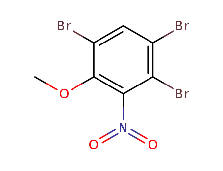 Molecular Structure of 725714-49-8 (3,4,6-tribromo-2-nitro-anisole)