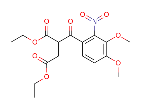 (3,4-dimethoxy-2-nitro-benzoyl)-succinic acid diethyl ester
