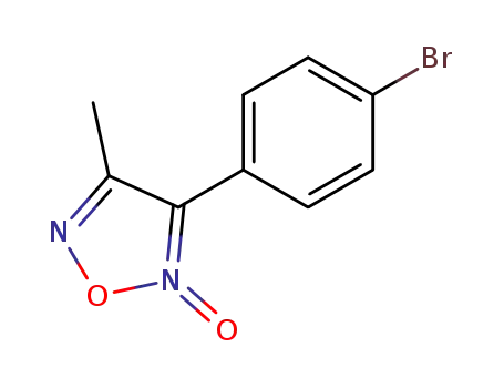 Molecular Structure of 18503-88-3 (3-(4-bromo-phenyl)-4-methyl-furazan 2-oxide)