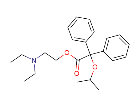 isopropoxy-diphenyl-acetic acid-(2-diethylamino-ethyl ester)