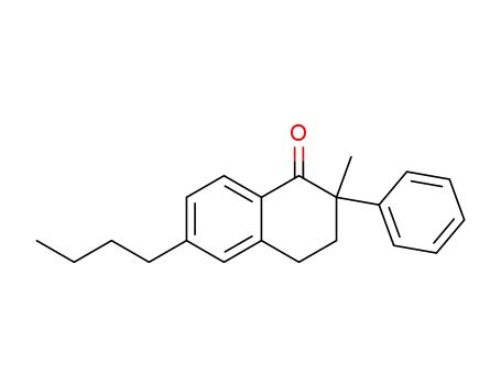 n-butyl-6 methyl-2 phenyl-2 tetralone-1