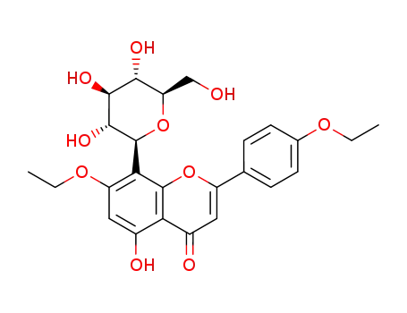 7-ethoxy-2-(4-ethoxy-phenyl)-8-β-D-glucopyranosyl-5-hydroxy-chromen-4-one