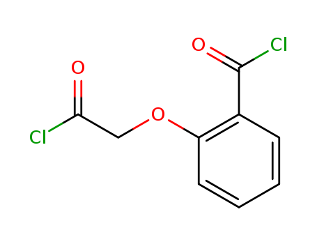 Molecular Structure of 129228-76-8 (Benzoyl chloride, 2-(2-chloro-2-oxoethoxy)-)