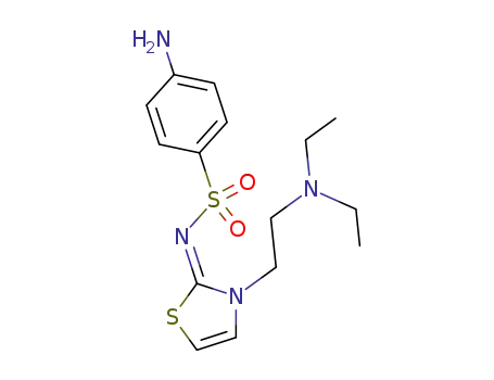 4-amino-<i>N</i>-[3-(2-diethylamino-ethyl)-3<i>H</i>-thiazol-2-ylidene]-benzenesulfonamide